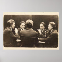 Femvägs Porträtt i Marcel Duchamp Fine Art Print