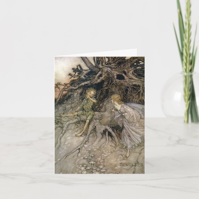 Fen avbildar, Midsummernattens dröm, anpassade Kort (Framsida)