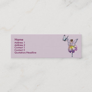 Fen för KRW-lilablomman profilerar kortet Mini Visitkort