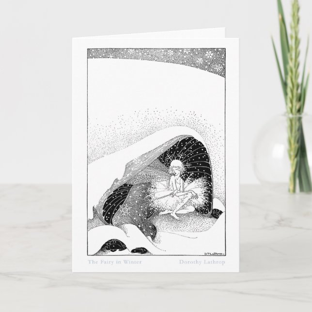 Fen i vinterkort 1 helgkort (Framsida)