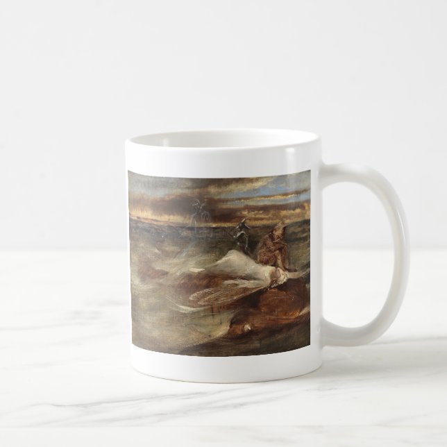 Fen och havsormen kaffemugg (Höger)