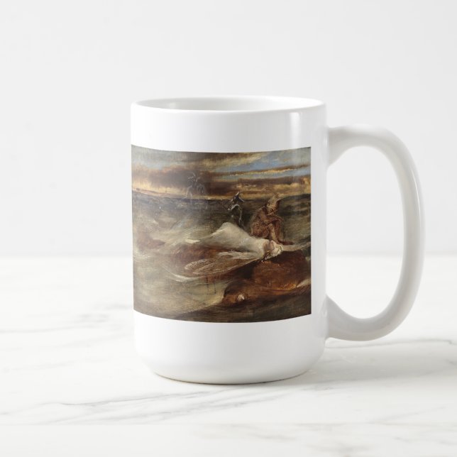 Fen och havsormen kaffemugg (Höger)