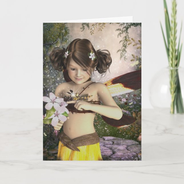 Fen och sländafödelsedagkortet kort (Framsida)