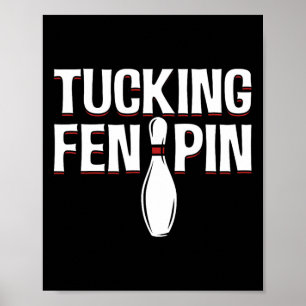 Fen-stift för Bowling-spelare Poster