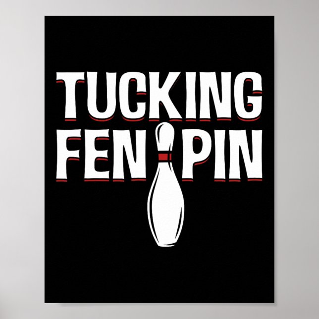 Fen-stift för Bowling-spelare Poster (Framsidan)