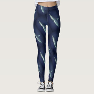 Fenafena: Kallt hajmönstertryck Leggings