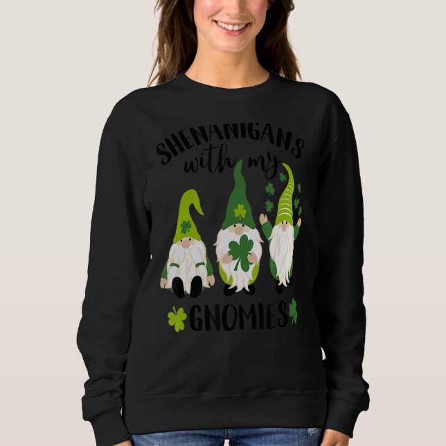 Fenanigans med min St patrick's day Gnome T Shirt (Framsida)