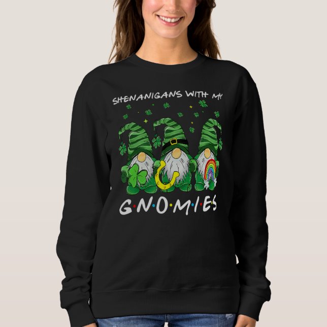 Fenanigans med min St patrick's day Gnome T Shirt (Framsida)