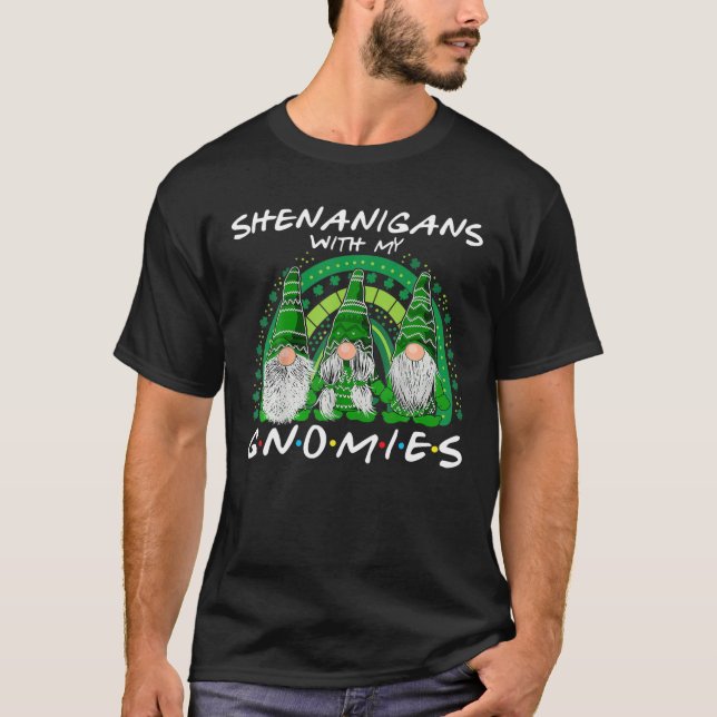 Fenanigans med min St patrick's day Gnome T Shirt (Framsida)
