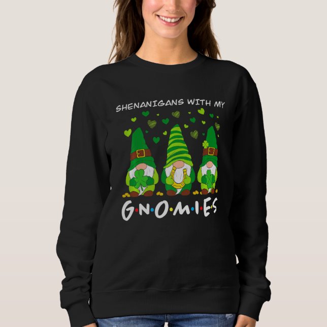 Fenanigans med min St patrick's day Gnome T Shirt (Framsida)