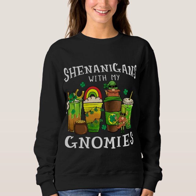 Fenanigans med min St patrick's day Gnome T Shirt (Framsida)