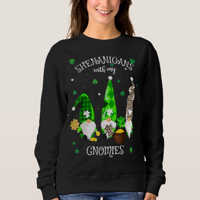 Fenanigans med min St patrick's day Gnome T Shirt (Framsida)