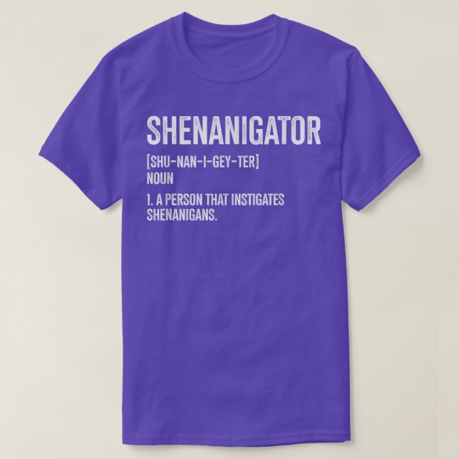Fenanigator Definition Funny Drinking Älskare Coup T Shirt (Design framsida)