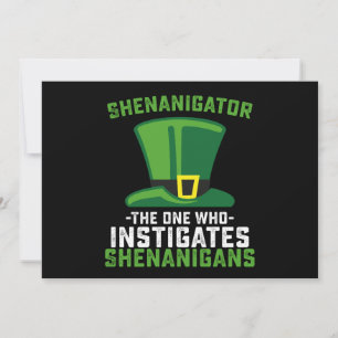 Fenanigator den som anstiftar shenanigans inbjudningar