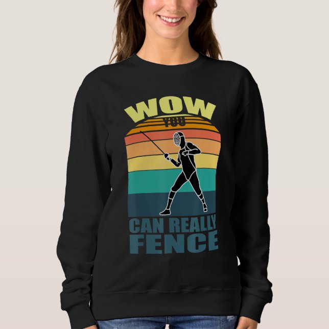 Fence Fence Sport Plastron Epee Saber Fencer Quo T Shirt (Framsida)