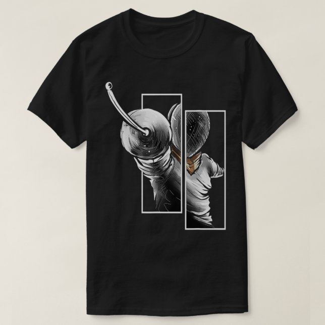 Fencer från framsidan av Fensionen T Shirt (Design framsida)