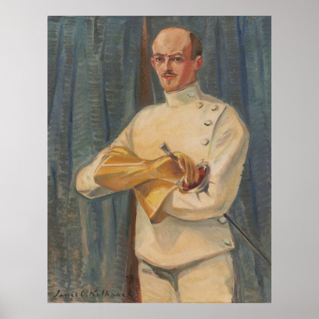 Fencer - Kulhanek Self-Porträtt (1937) Poster (Framsidan)