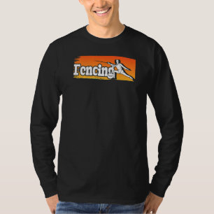 Fencer Mask Duel Epee Saber Fight Rapier F T Shirt