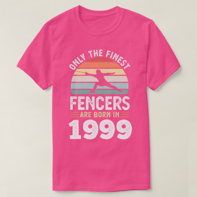 Fencers, född 1999, 30års födelsedag-staket t shirt (Design framsida)