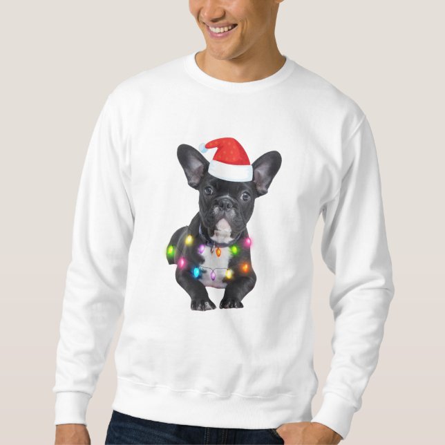 Fenchies christmas-gåva till bulldog älskare lång ärmad tröja (Framsida)