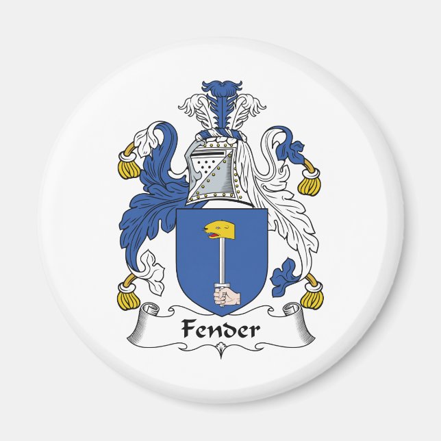 Fender Family Crest Magnet (Framsidan)