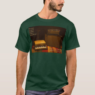 Fender Rhodes Bass and Amp med citat T Shirt