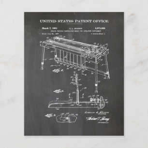 Fender Steel Guitar Patent - Cute Guitar Älskare G Flygblad
