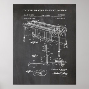 Fender Steel Guitar Patent - Cute Guitar Älskare G Poster
