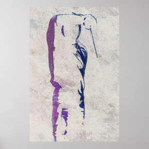 Fenfemande Silhouette Poster