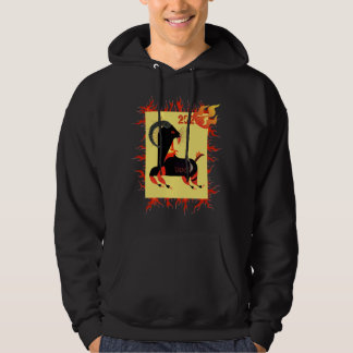 Feng Shui 2027 Fire Goat-skjorta Hoodie