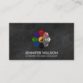 Feng Shui Bagua Pakua Lotus Petals Visitkort