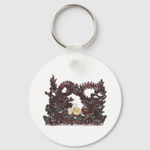 Feng Shui drake & Phoenix Nyckelring