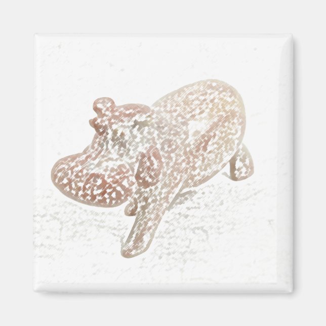 Feng Shui Hippo Magnet (Framsidan)