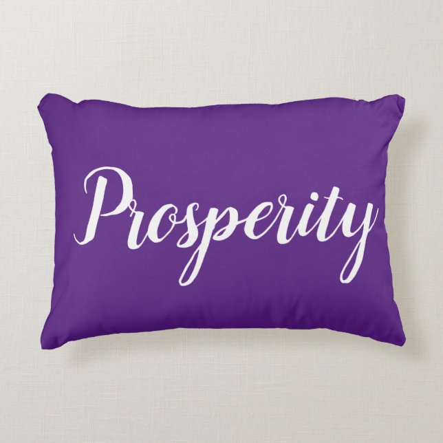 Feng Shui "Prosperity"-dekorfärg Prydnadskudde (Framsidan)