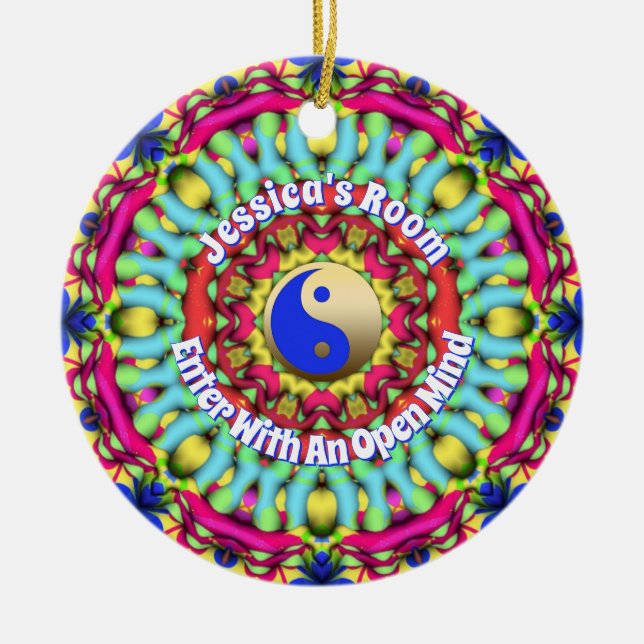 Feng Shui Yin Yang Mandala Room Hanging Ornament (Framsidan)