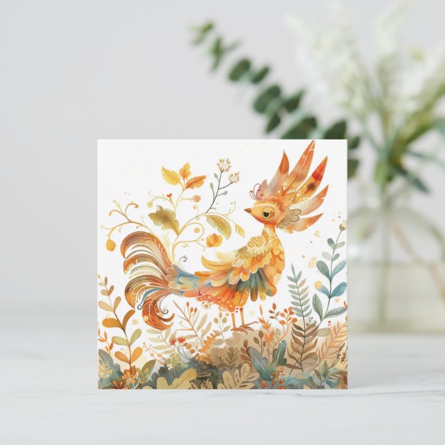 Feniks Billy kaart Julkort (Stående Fram)