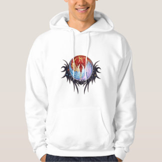Fenix Återfödelse Elemental Eld Is Mytologisk  Hoodie