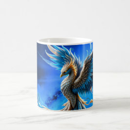 Fenix av den safirblå gryningen kaffemugg