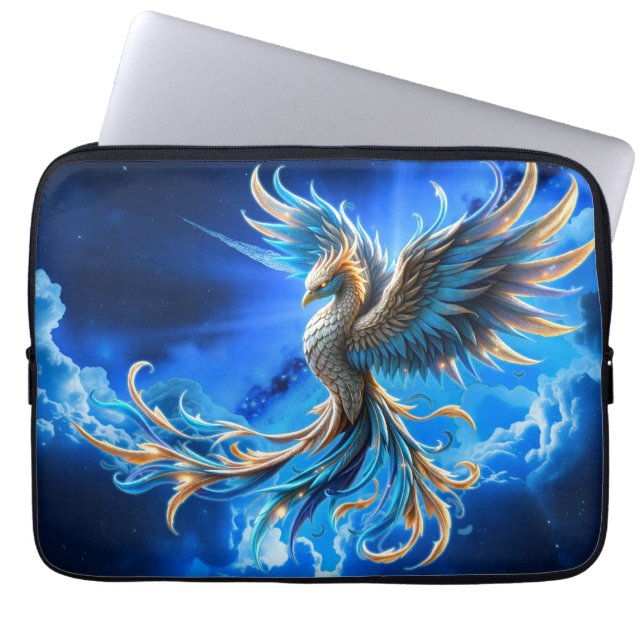 Fenix av den safirblå gryningen  laptop fodral (Framsidan)