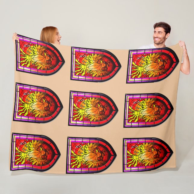 Fenix av glasskikt fleecefilt (På plats)