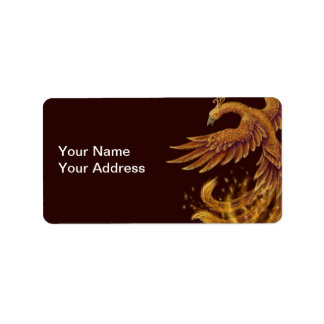 Fenix-fågelmärkning Adressetikett