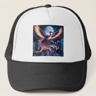 Fênix flamejante boné keps