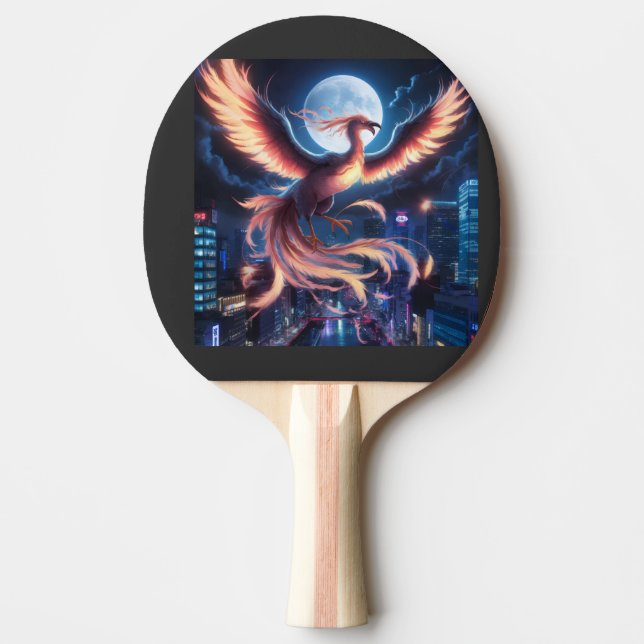 Fênix flamejante Raquete de Ping-Pong Pingisracket (Framsidan)