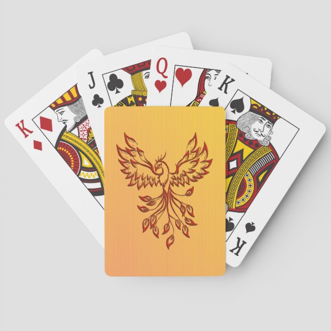 Fenix flykt spel kort (Baksidan)