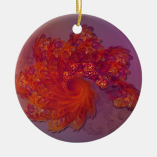 Fenix klagan-ornament julgransprydnad keramik