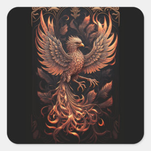 Fenix Sticker Fyrkantigt Klistermärke