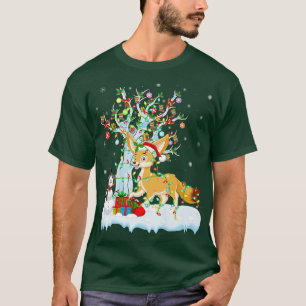 Fennec FoJulafton Träd Lighting Santa Hat Fennec F T Shirt