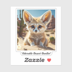 Fennec Fox Appeal Klistermärken