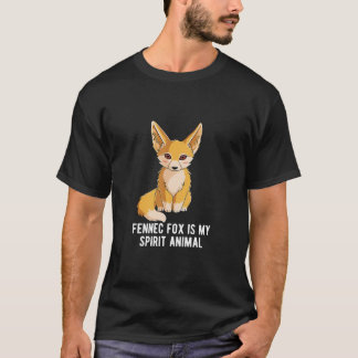 Fennec Fox är min spirit Animal Shirt Foxes Älskar T Shirt