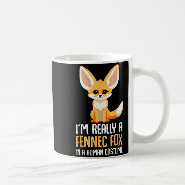 Fennec Fox Costume Girls Fox  Kaffemugg (Höger)
